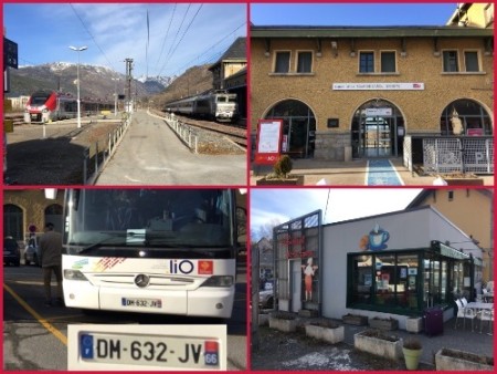 173 French train, station, bus and cafe